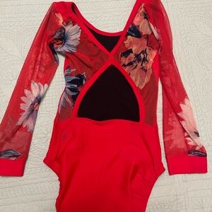 Sahara Leo in Red from 5dancewear (5 the Label) from the Desert Rose Collection